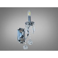 Стильне, строге, якісне однорожкове бра в класичному стилі, колір-хром Diasha 4319/1HRW-N