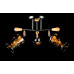 Люстра с плафонами  L6025/3 (BLK+FG) Splendid-Ray
260752