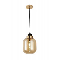 Люстра подвесная на одну лампу в стиле лофт Levistella 91618-1 BR