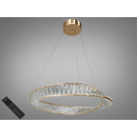 Вишукана світлодіодна люстра із кришталю , 72 Вт, золото Diasha 548/600G