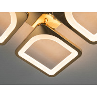 Світлодіодна люстра смарт світильник з пультом, 60W, золото Diasha S8060/4G