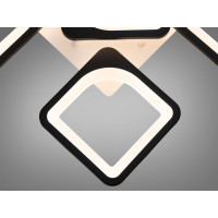 LED-люстра з диммером і синьою підсвіткою, колір хром, 60W Diasha S8060-4+1BKDIM