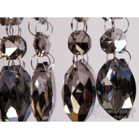 Точковий світильник із кришталевими підвісками Diasha 6042AGD-SM