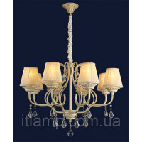 Люстра с абажуром Levistella 755MK30113-8 CRM+GLD