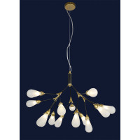 Люстра светильник подвесная в стиле лофт Levistella 918LP268-15 BK+WH