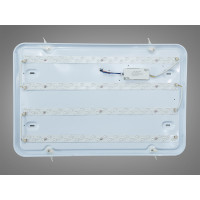 Світлодіодна стельова панель чорна 94Вт до 16м² Diasha 831/400x600BK