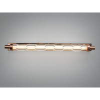 Бра Diasha Loft золото LED 14W хвилясте скло Diasha 9626/L