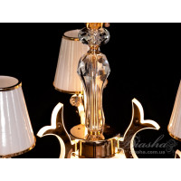 Люстра в спальню золотая 15W Diasha 8329/3G3000K