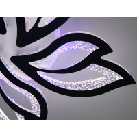 Стельова люстра Diasha 2455 чорний пульт диммер підсвітка 80W Diasha 2455/5BKLED3colordimmer