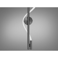 Дизайнерський пристінний світлодіодний світильник Шланг, 14Вт Diasha SY9607-BHR
