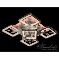 Люстры потолочные светодиодные с пультом Diasha S8157/4+1HR LED 3color dimmer