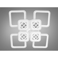 Cветодиодная люстра под потолок Diasha A8190/4+4WH LED 3color dimmer 