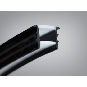 Гнучкий профіль для LED стрічки, накладний Diasha PLS-1414INBLACK