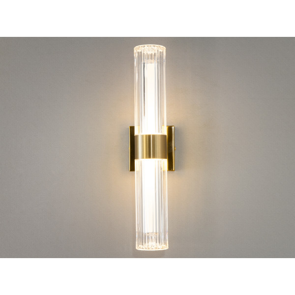 Лаконічно мінімалістичне світлодіодне бра, 5 Вт, золото Diasha F3018GD Лаконічно мінімалістичне світлодіодне бра, 5 Вт, золото Diasha F3018GD