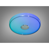 Смарт LED люстра біла 80 Вт RGB з Bluetooth Diasha DB-8305/500RGB+MP3