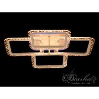 Стельова світлодіодна люстра з диммером 80W Diasha QX2519/4WHLED3colordimmer