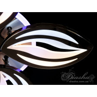 Лед люстры потолочные с пультом Diasha 8092/5BHR LED 3color dimmer 