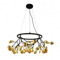 Люстра LED PETALS Levistella 918LP263-36 BK+BR Люстра LED PETALS Levistella 918LP263-36 BK+BR
