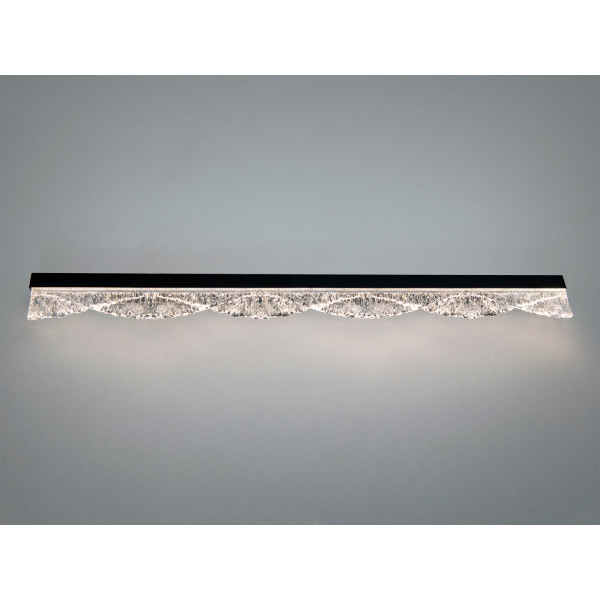 Настінний LED світильник бра-планка чорний 20Вт Diasha 8057/800BK