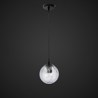 Люстра подвесная шар прозрачный стеклянный Levistella 91631F-1 CL
