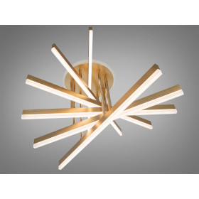 Стельова світлодіодна люстра з димером 140W Diasha 7010GLED3colordimmer