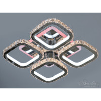 Cветодиодная люстра с хрусталем и пультом с подсветкой Diasha S8305/4HR LED RGB dimmer