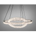 Підвісна люстра LED три кільця золото 125 Вт Diasha 1712/600+400ABK
