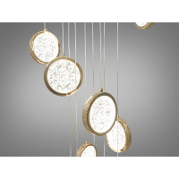 Люстра декоративная каскад 45W  Diasha 3005/18G