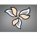 Стельова люстра LED Diasha чорна 78W пульт димер Diasha 9033/3BKLED3colordimmer Стельова люстра LED Diasha чорна 78W пульт димер Diasha 9033/3BKLED3colordimmer