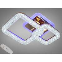 Стельова світлодіодна люстра з пультом, підсвіткою, 40W, золото Diasha 2205/2GLED3colordimmer