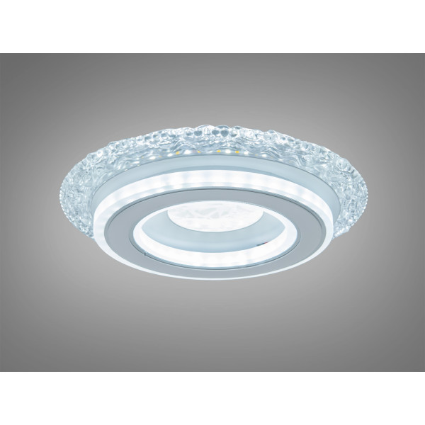 Стельова LED люстра біла 33Вт 1815лм 3200-6500К 6м² Diasha 12619 Стельова LED люстра біла 33Вт 1815лм 3200-6500К 6м² Diasha 12619