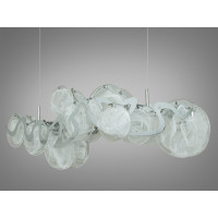 Люстра в зал декоративная Diasha Y21053/L1000WH+HR