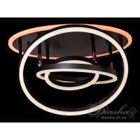 Потолочная светодиодная люстра с пультом Diasha 55010/3BK LED 3color dimmer