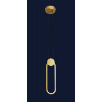 Люстра подвесная декоративная Levistella 761L178 BRZ LED 6W 100x370мм