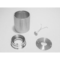 Гармонійний накладний точковий світильник, матовий хром Diasha QXL-18087-R-SL