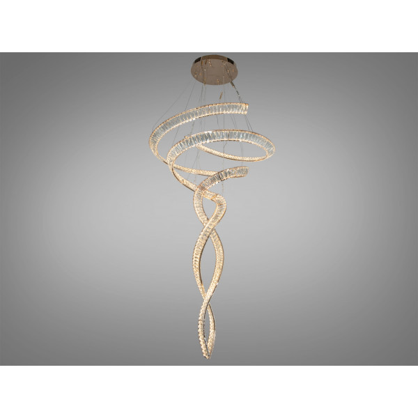 Светодиодная люстра золото 285 Вт Diasha MRY800x1800G