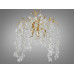 Бра настінне Гліцинія 603-3WGD золото 3 лампи кришталеві підвіси Diasha 603-3WGD
