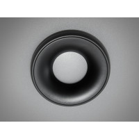 Сучасний точковий світильник з серії "Aluminium, чорний світильник Diasha PR-10-BK