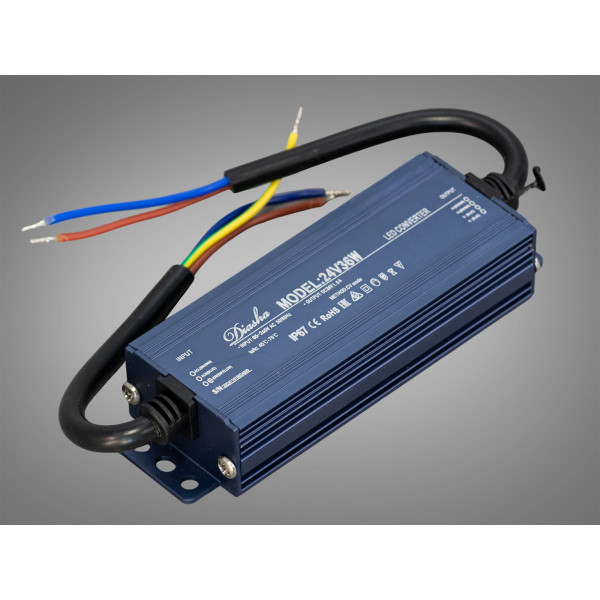 Блок живлення 24 в, для підключення LED стрічки, 36Вт, 1.5А Diasha NP-24v-36w-IP67