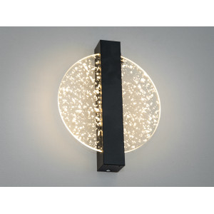 Сучасне світлодіодне бра в зал, 12 Вт, чорний Diasha MX2204-1BK