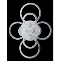 Люстра в зал или спальню светодиодная современная Splendid-Ray 2850126/8+A LED (WHITE) 