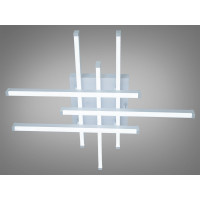 Стельова LED люстра біла 70 Вт 6 модулів 12 м² Diasha SX810/6WH