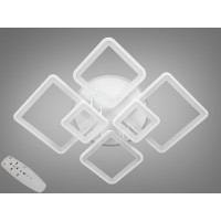 LED люстра в зал, 150W Diasha 8160/6WHLED3colordimmer
