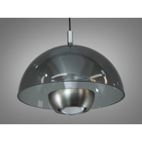 LED підвіс Diasha чорний хром димчасте скло 7 Вт Diasha QY-H1205SN+GY