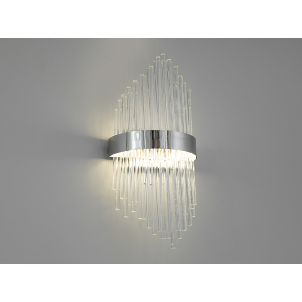 Сучасний настінний приліжковий світлодіодний світильник,18 Вт, хром Diasha 839/2CH Сучасний настінний приліжковий світлодіодний світильник,18 Вт, хром Diasha 839/2CH