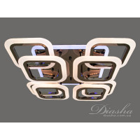 Светодиодная люстра с пультом управления Diasha HAS8060/4+4BHR LED 3color dimmer
