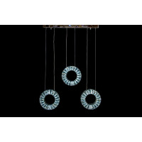 Подвесная светодиодная люстра кольца с хрусталем в стиле модерн Linisoln 7270-10 AF