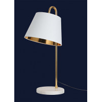 Настольная лампа с абажуром белая Levistella 9192089 WH