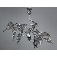 Підвісна люстра з керамічними елементами, 6 ламп, хром Diasha 7229-6PHR