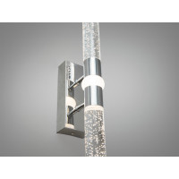 Настінний LED бра хром 8 Вт трубка з бульбашками Diasha B1280CH